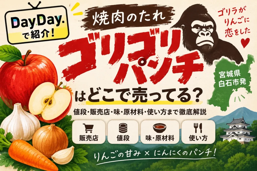 焼肉のたれ「ゴリゴリパンチ」はどこで売ってる