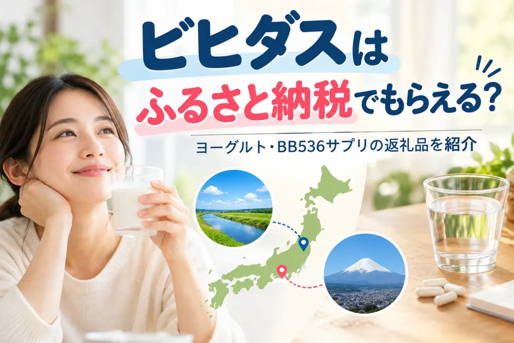 ビヒダスはふるさと納税でもらえる？