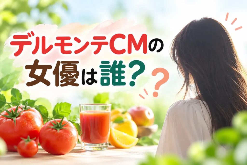 デルモンテCMの女優は誰？